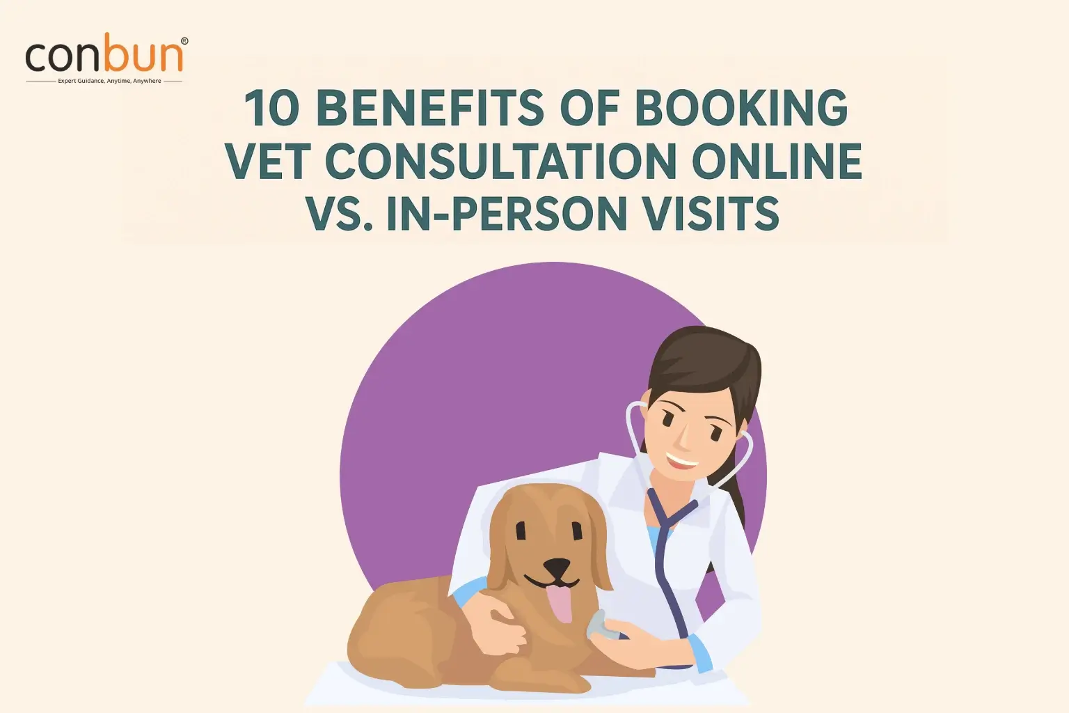 10 Benefits of booking vet consultation online vs. in-person visits?